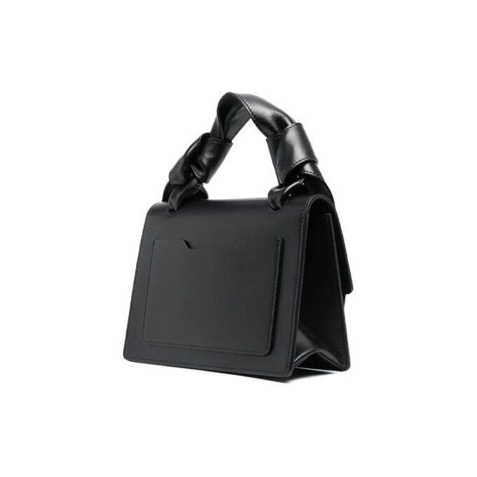 1.4 Jitney Leather Black Handbag