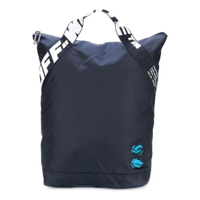 20 logo Backpack schoolbag Blue