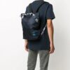 20 logo Backpack schoolbag Blue