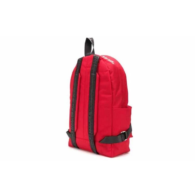 20 Slogan Alphabet Printing Zipper backpack schoolbag Red