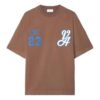 23 Varsity Skate Cotton T-Shirt “Brown White”