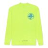 3D Logo Printing Long Sleeve Men Yellow