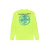 3D Logo Printing Long Sleeve Men Yellow