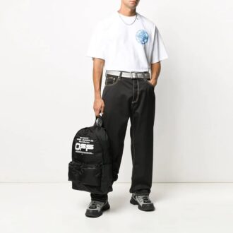3D Off Printing Casual Short Sleeve White
