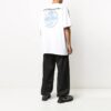 3D Off Printing Casual Short Sleeve White