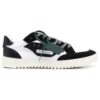 5.0 Panelled Low-Top Sneakers “Black White”