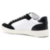 5.0 Panelled Low-Top Sneakers “Black White”