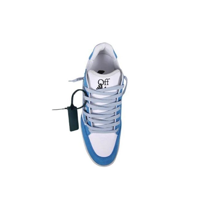 5.0 Panelled Low-Top Sneakers “Blue White”