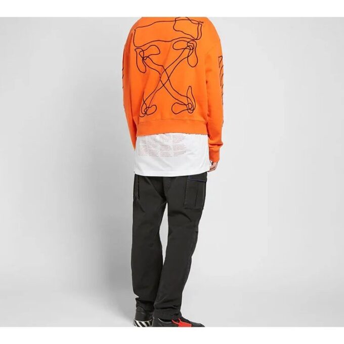 Aabstract Arrows Oversized Sweatshirt