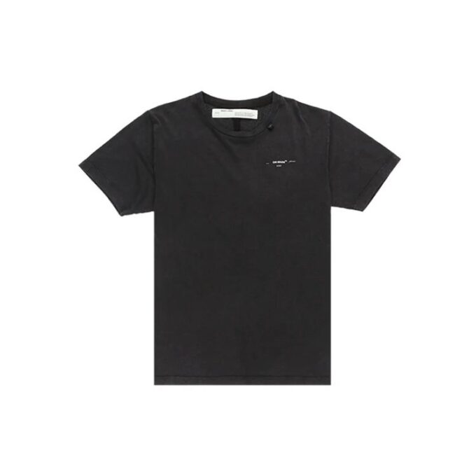 Abstract Arrows Slim Geometry Embroidered Short Sleeve t Ordinary Version