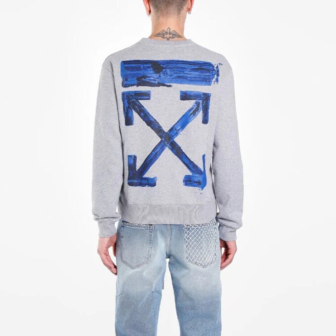 Acrylic Arrows Slim Crew Neck Sweater