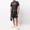 Active Arrow Pattern Sports Shorts Version Black