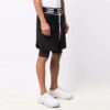Active Arrow Pattern Sports Shorts Version Black