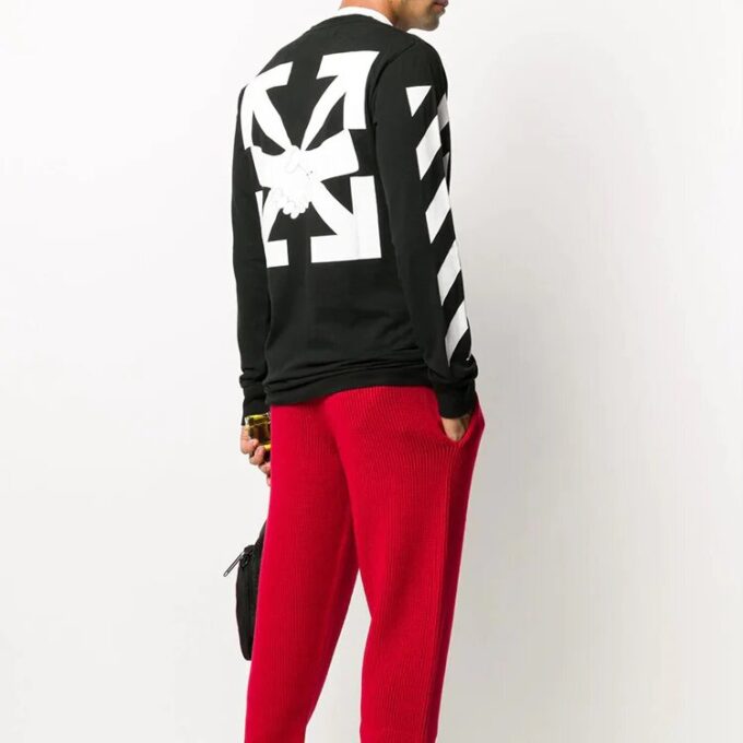 Agreement LogoPrinting Pullover Men Black