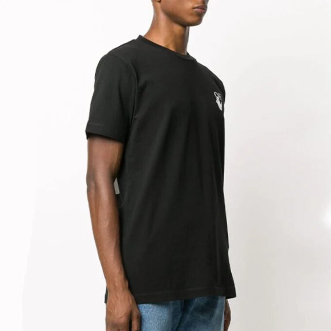 Agreement Printing Short Sleeve Black