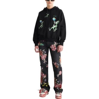 Alien Arrow Skate Hoodie “Black”