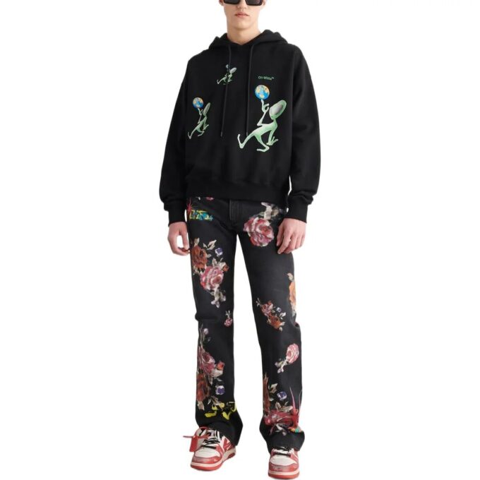 Alien Arrow Skate Hoodie “Black”