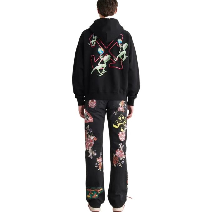 Alien Arrow Skate Hoodie “Black”