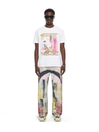 All-over Frame Slim T-shirt
