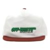 Alphabet Embroidered Logo White Cap