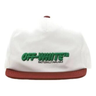 Alphabet Embroidered Logo White Cap Alphabet Embroidered Logo White Cap