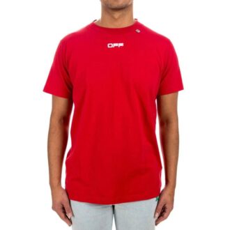Alphabet Logo Pattern Short Sleeve Version Red