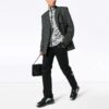 Alphabet Pattern Detachable Casual Long Pants Ordinary Version Black