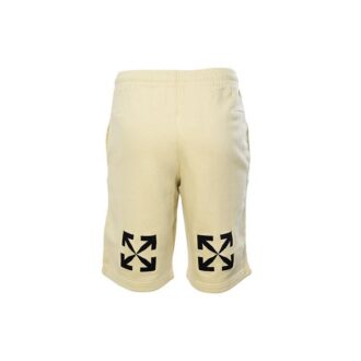 Alphabet Printing Logo Casual Shorts Version Yellow