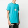 Alphabet Printing Short Sleeve Blue