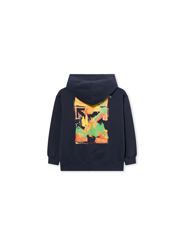 Arrow Acrylic Hoodie Zip Up Arrow Acrylic Hoodie Zip Up