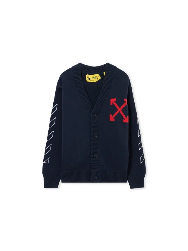 Arrow Diagonal Knit Cardigan Arrow Diagonal Knit Cardigan