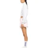 Arrow Glowing Flower Crop Zip Jacket