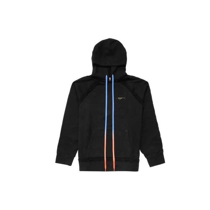 Arrow Gradient Drawstring Loose Fit Black