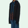 Arrow Gradient Drawstring Loose Fit Black