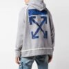 Arrow Gradient Drawstring Loose Fit Gray