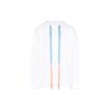 Arrow Gradient Drawstring Loose Fit White