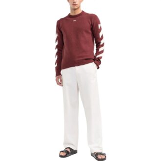 Arrow Knit Crew Neck Jumpe