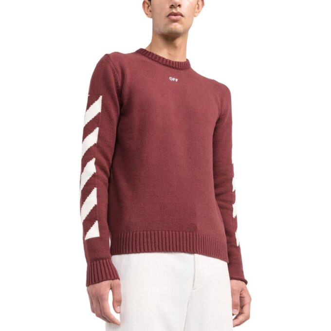 Arrow Knit Crew Neck Jumpe