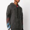 Arrow Knit Hooded Sweater Men’ s Grey
