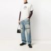 Arrow LeatherMessengerBag Unisex Black