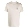 Arrow Logo Printing Round Neck Short Sleeve Creamy White