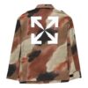 Arrow Motif Camouflage Shirt Jacket