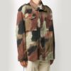 Arrow Motif Camouflage Shirt Jacket