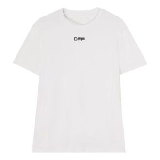 Arrow Outline S/S Sport T-Shirt “White Black”