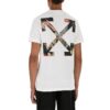 Arrow Painting Printing Short Sleeve White