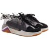 Arrow Panelled Skate Low-Top Sneaker “Black Grey Brown”