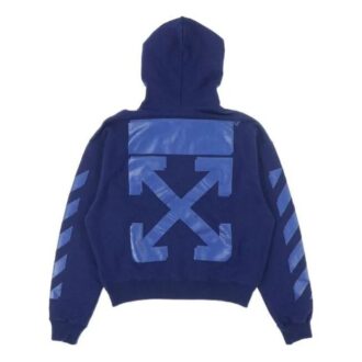 Arrow Pattern Logo Stripe Version Blue