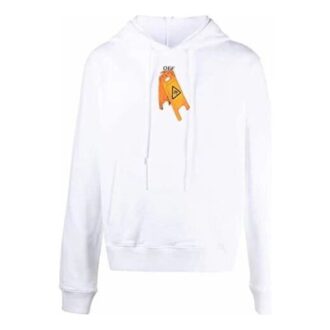 Arrow Pattern Round Neck Casual Version White