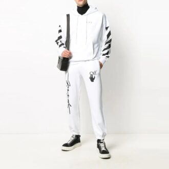 Arrow Pattern Unisex White