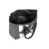 Arrow Printing Gray handbag White